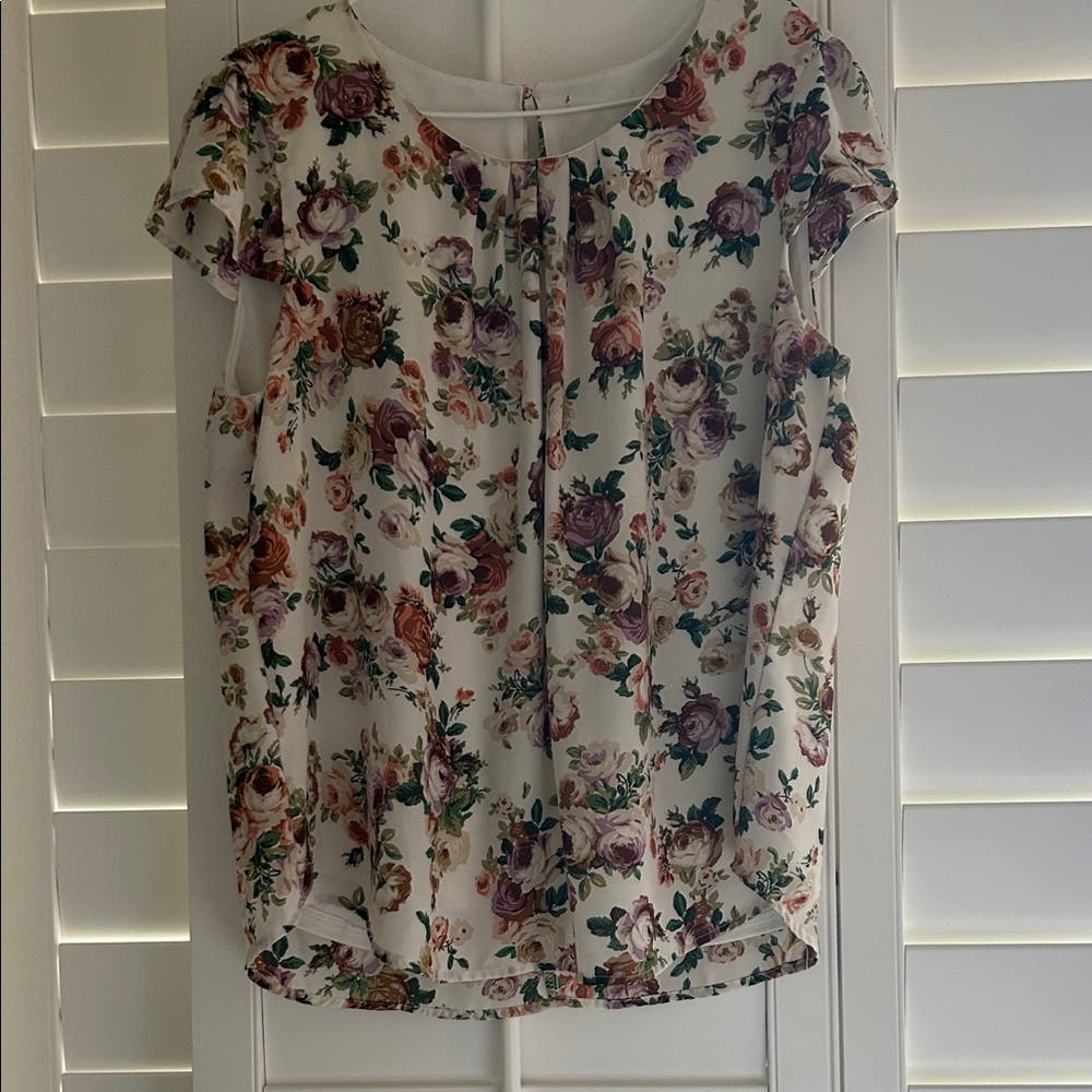 Floral Print Women's Top